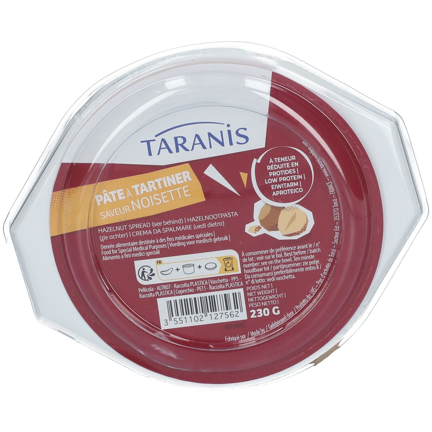Taranis Pate à Tartiner Noisette