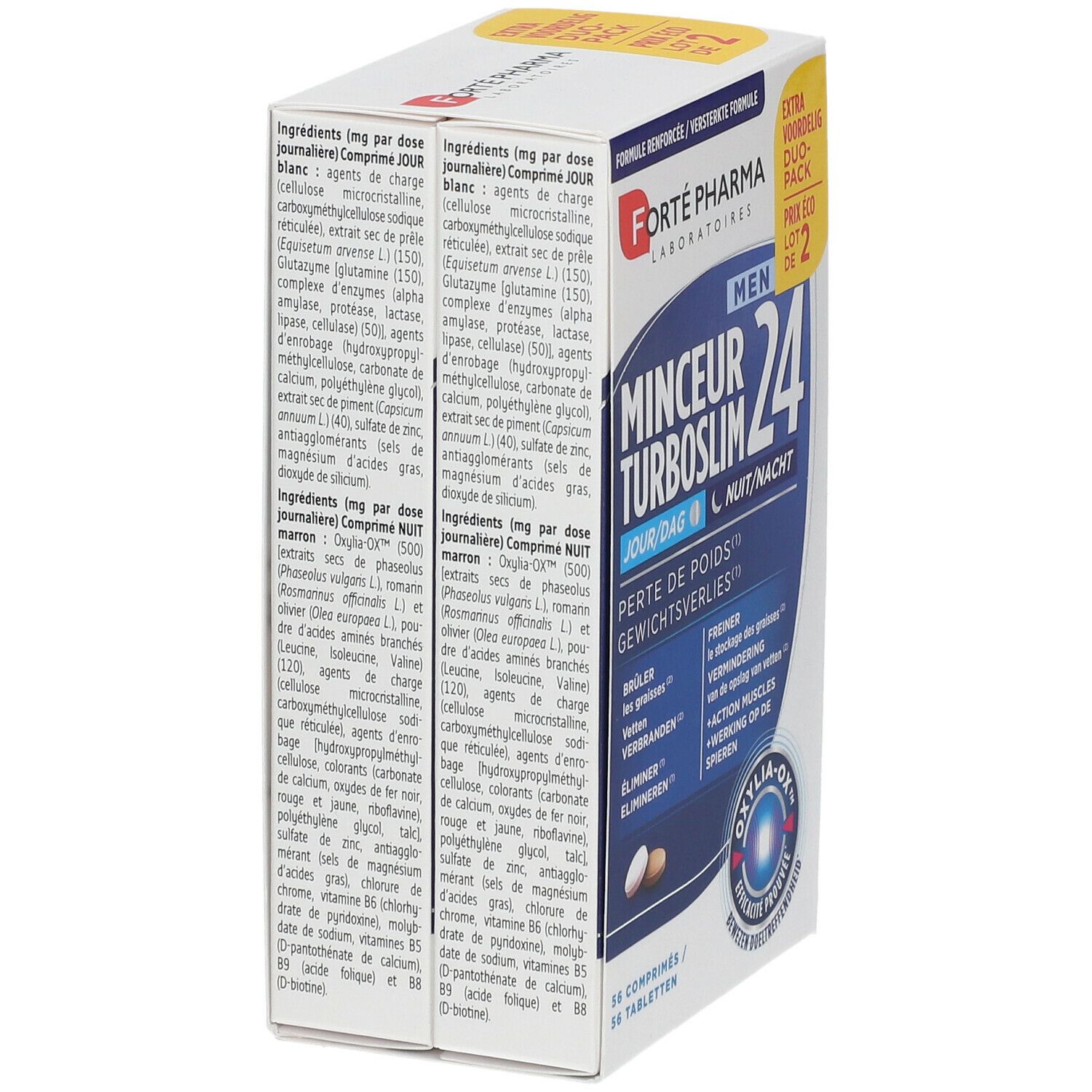 Forté Pharma Turboslim 24 Hommes Jour & Nuit Duopack