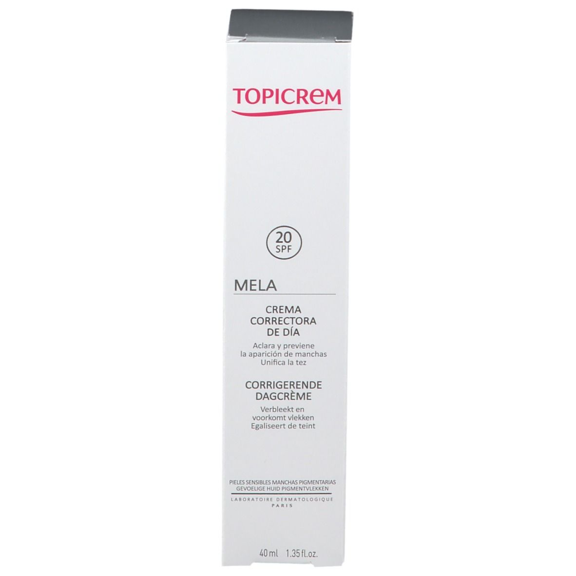 Topicrem Mela Crème Correctrice Jour