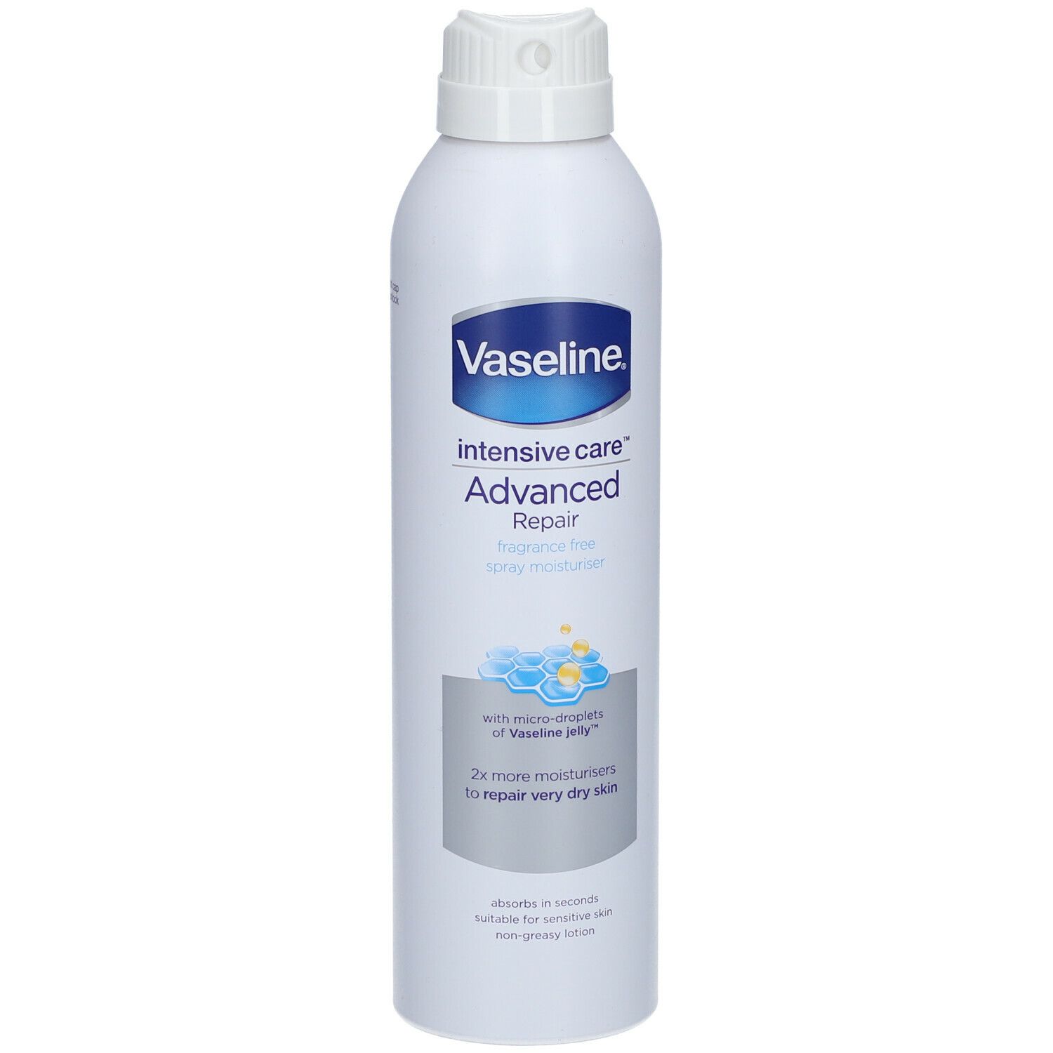Vaseline Intensive Care Advanced Repair Spray Moisturiser Zeer Droge Huid