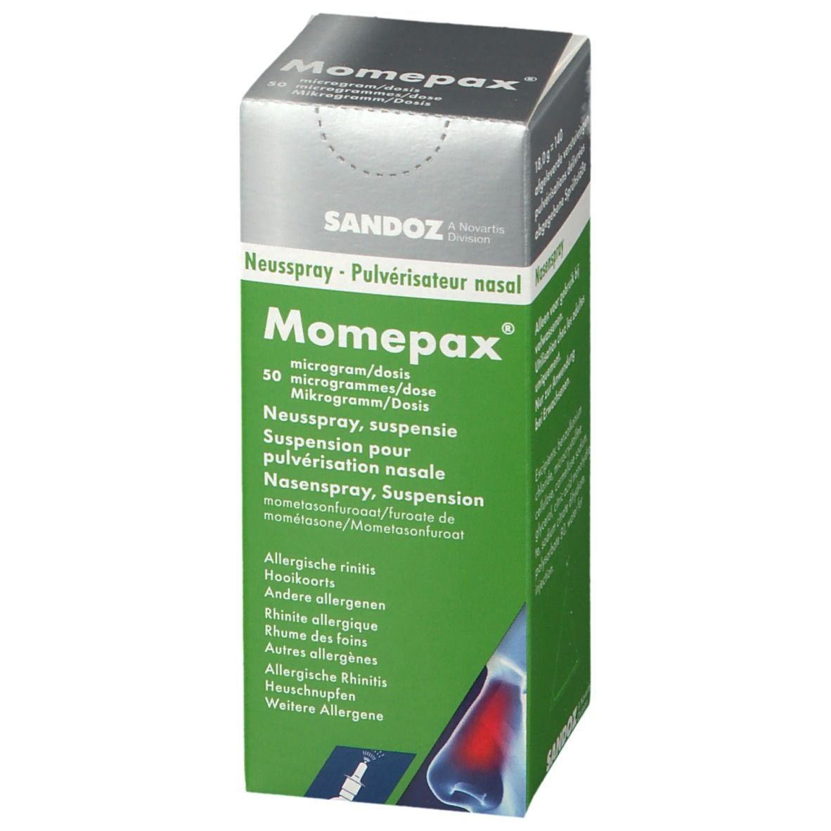 Momepax Neusspray 50 mcg/dosis