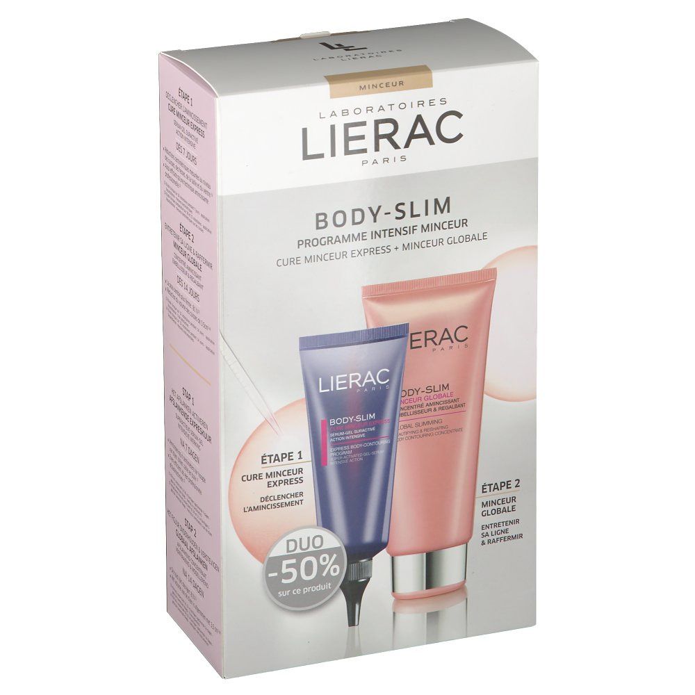 Lierac Body-Slim Intensief Afslankingsprogramma - Globale Afslanking + Express Afslankingskuur aan -50%
