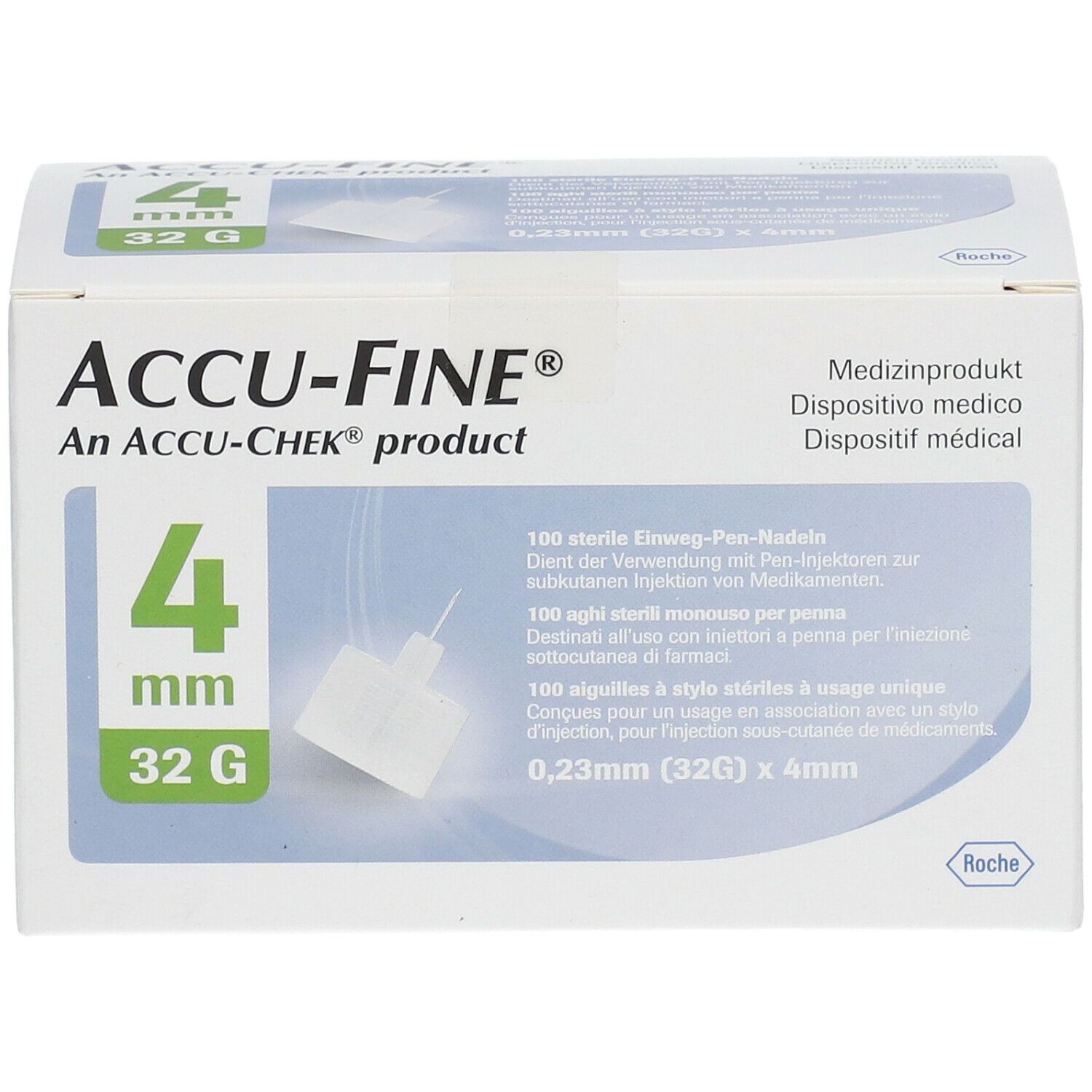 Accu-Fine Aiguille 0,23x4 mm 32g