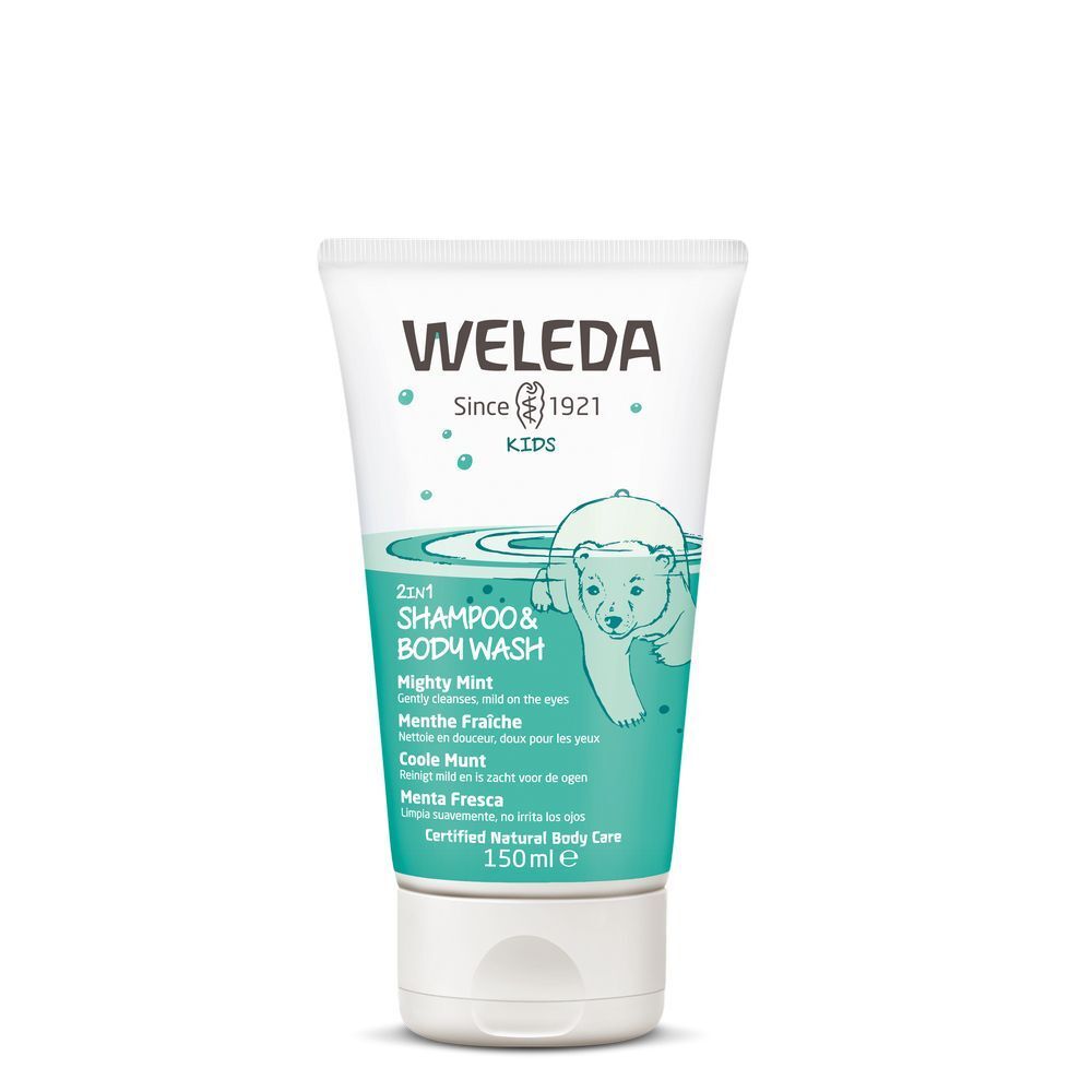 Weleda Kids 2-in-1 Shampoo & Body Wash Menthe Fraîche
