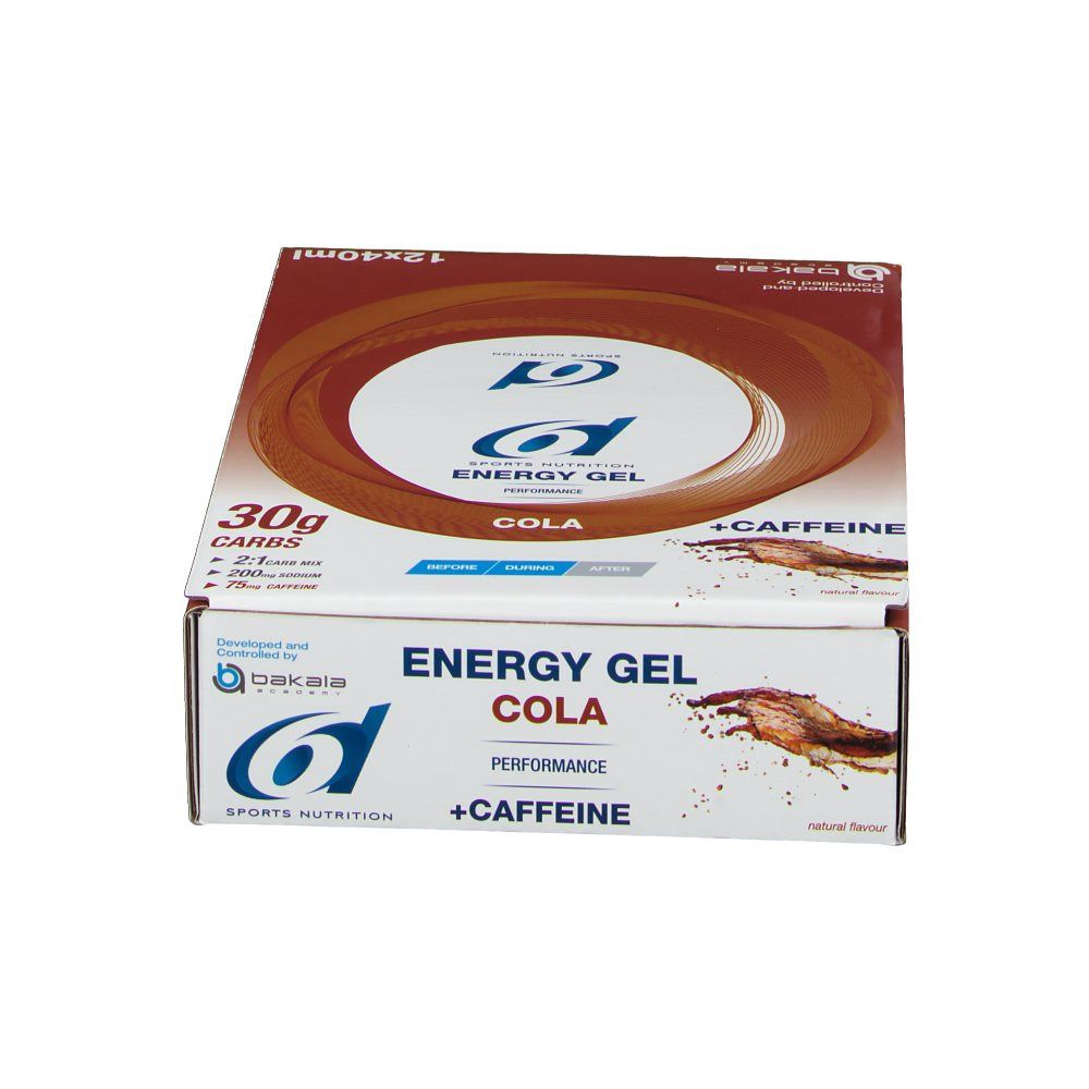 6D Sports Nutrition Energy + Caffein Gel Cola