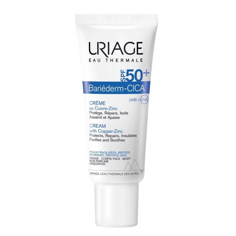 Uriage Bariéderm Cica SPF50+ met Koper-Zink