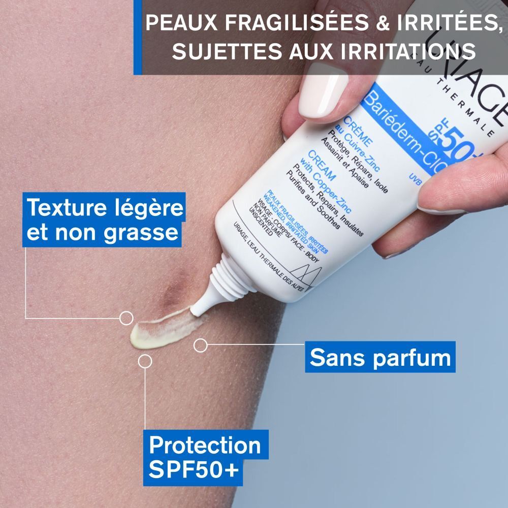 Uriage Bariéderm Cica SPF50+ au Cuivre-Zinc