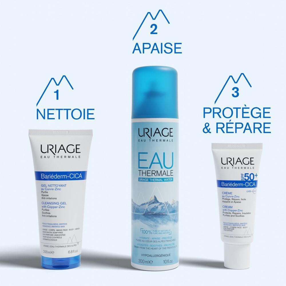 Uriage Bariéderm Cica SPF50+ au Cuivre-Zinc