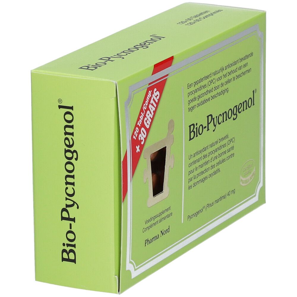 Pharma Nord Bio-Pycnogenol 120 + 30 tabletten GRATIS | pycnogenol | Doorbloeding