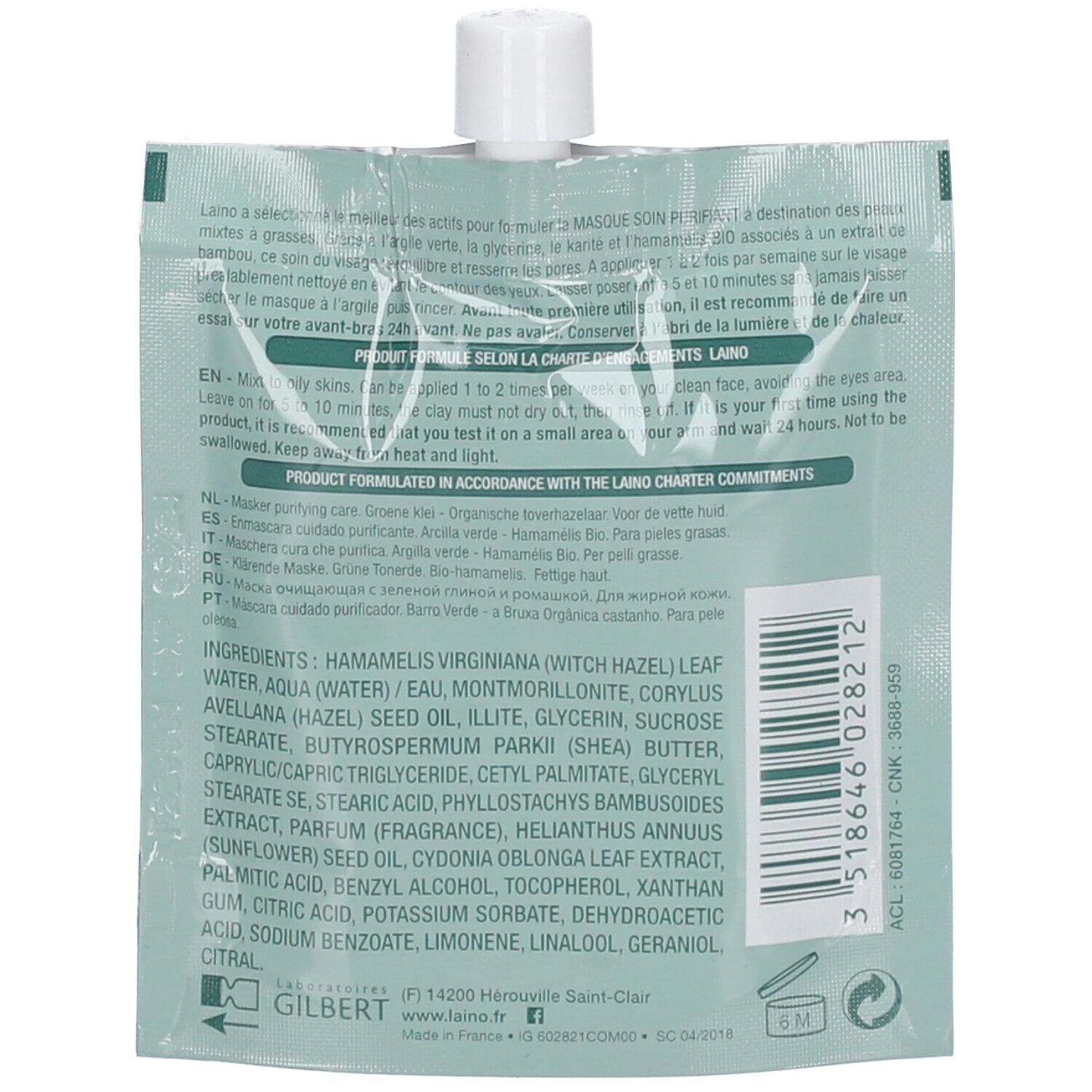 Laino Masque Purifiant