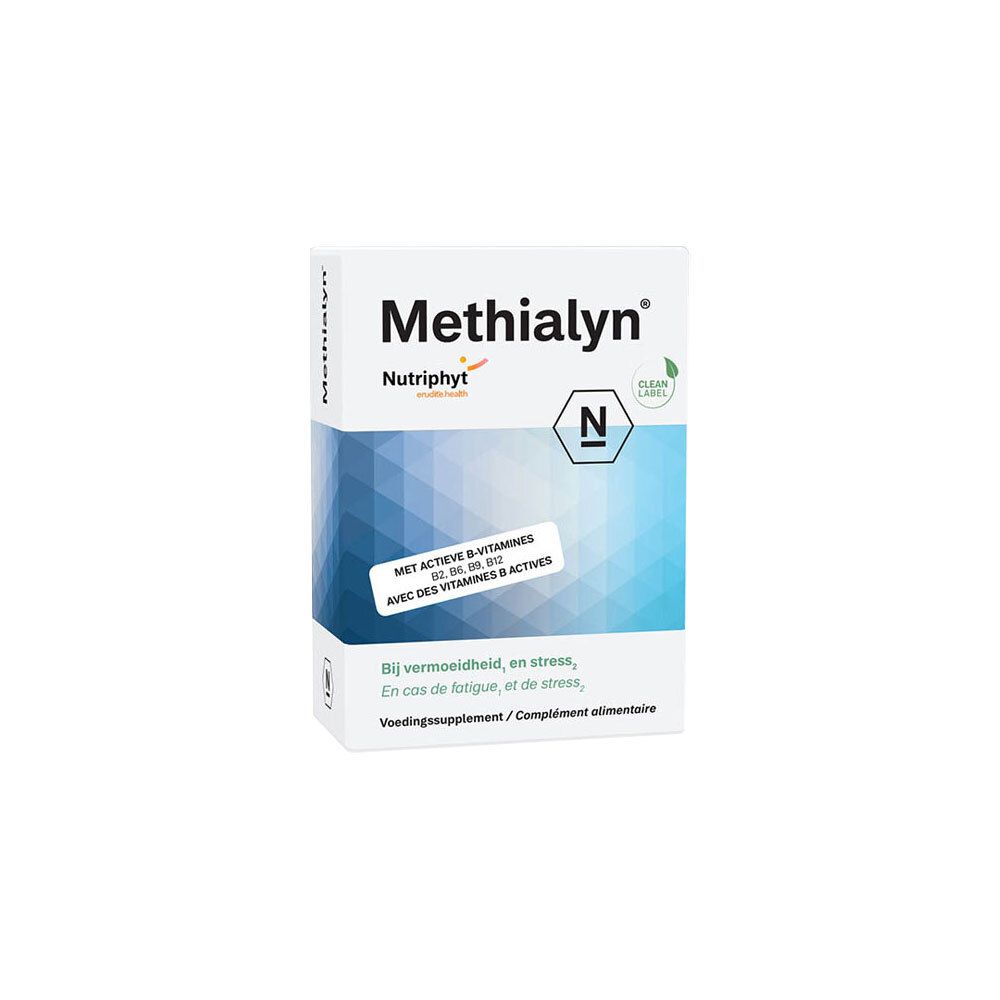 Emballage de Nutriphyt Methialyn® avec 60 comprimés, vue de face.