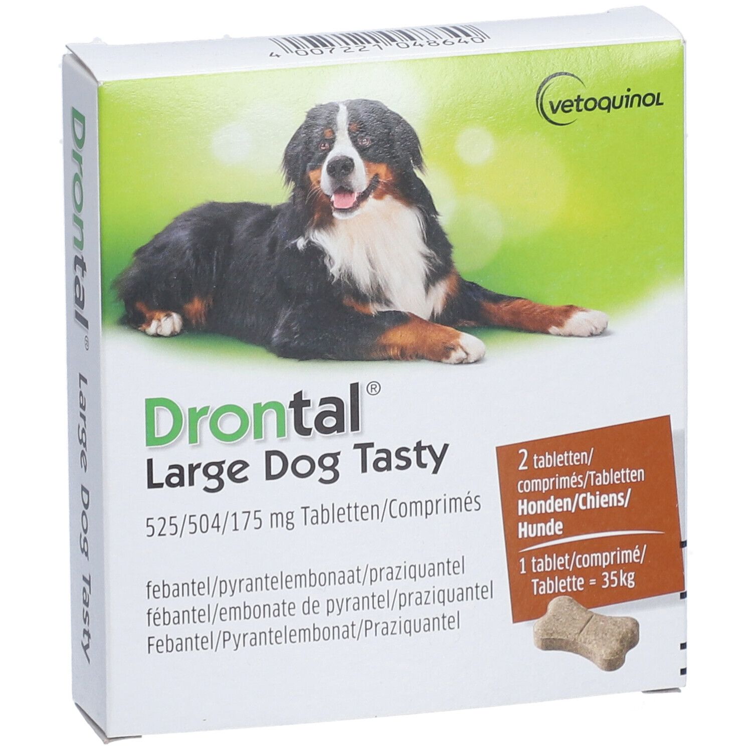 Drontal® Large Dog Tasty 525/504/175mg
