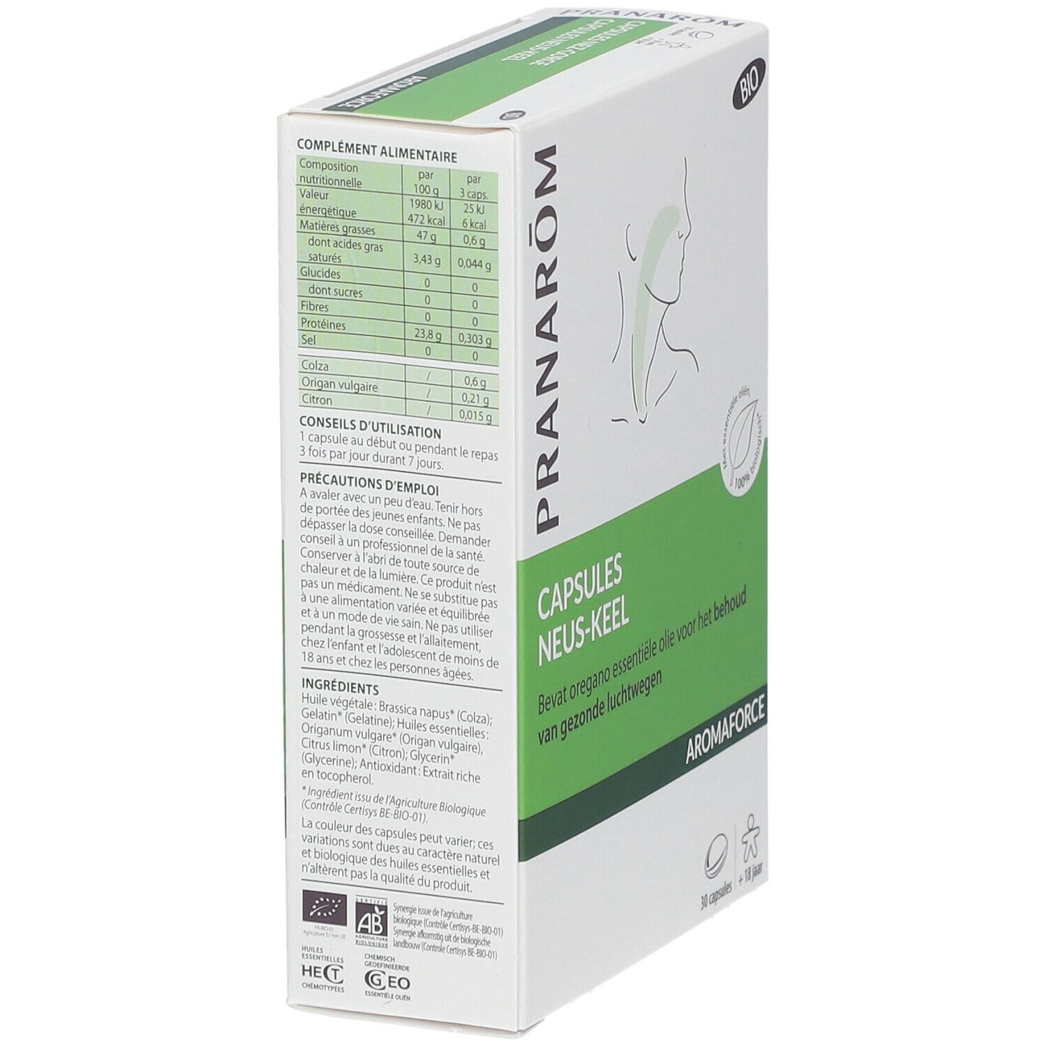 Pranarôm Aromaforce Neus-Keel