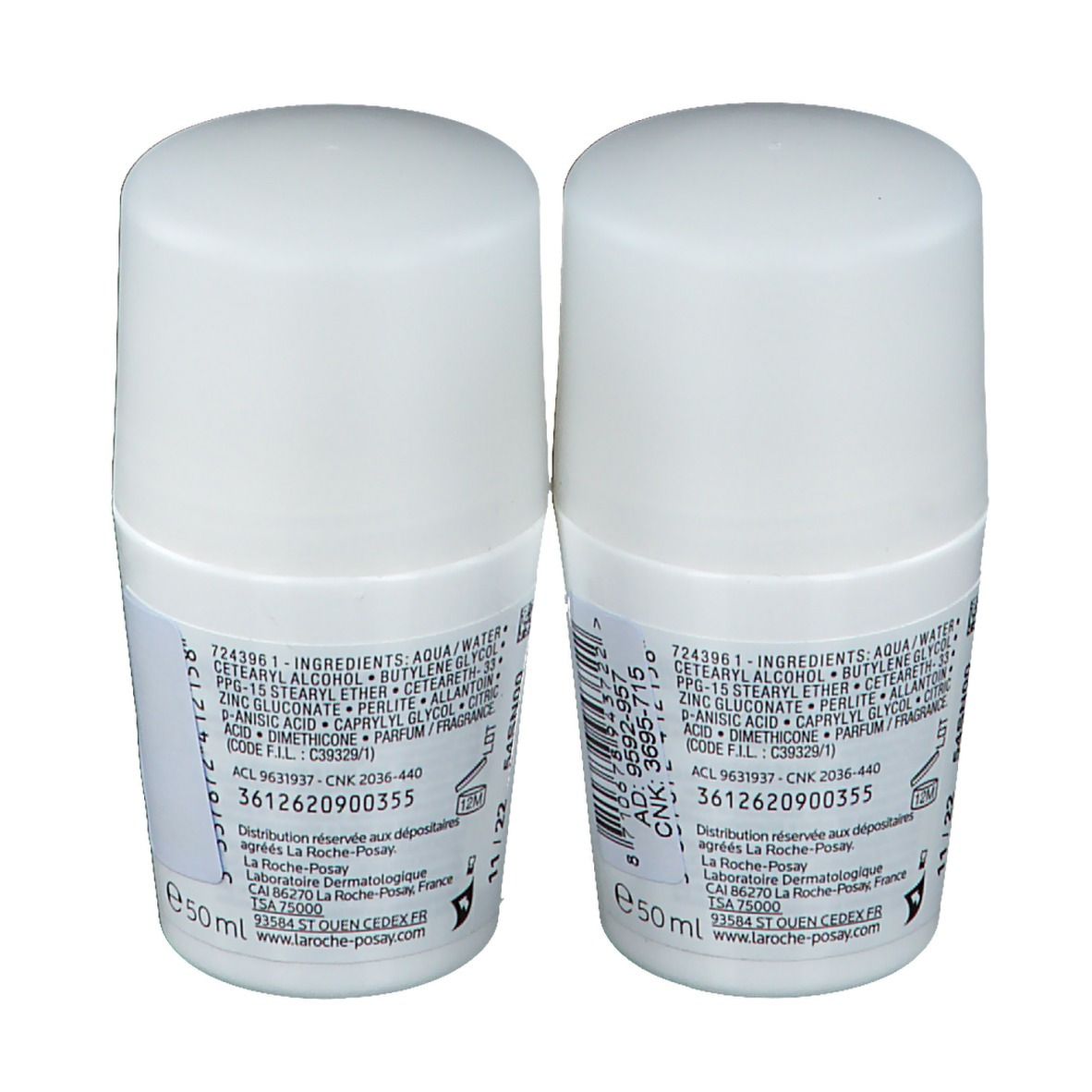 La Roche-Posay Déodorant Physiologique 24h DUO Prix Réduit