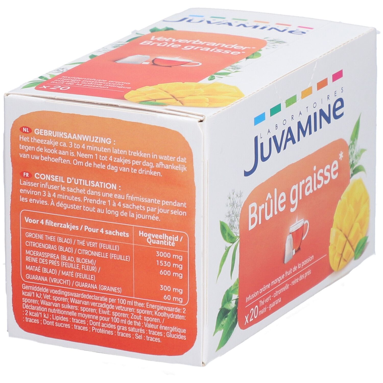 Juvamine Infusion Brûle Graisse