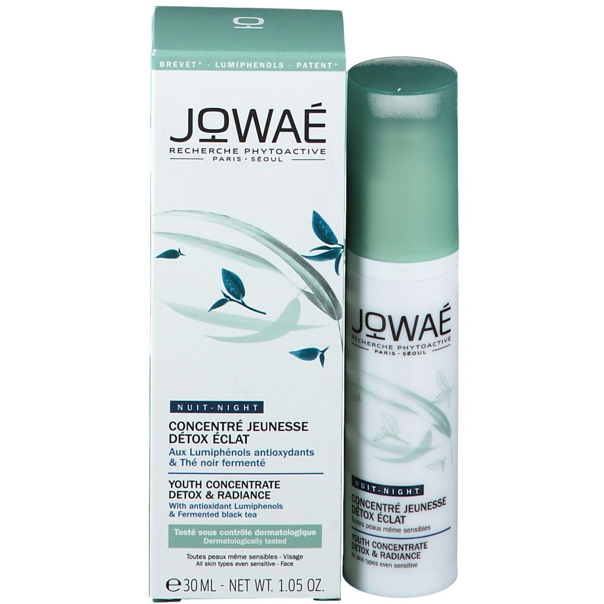 Jowaé Concentré Jeunesse Détox Éclat