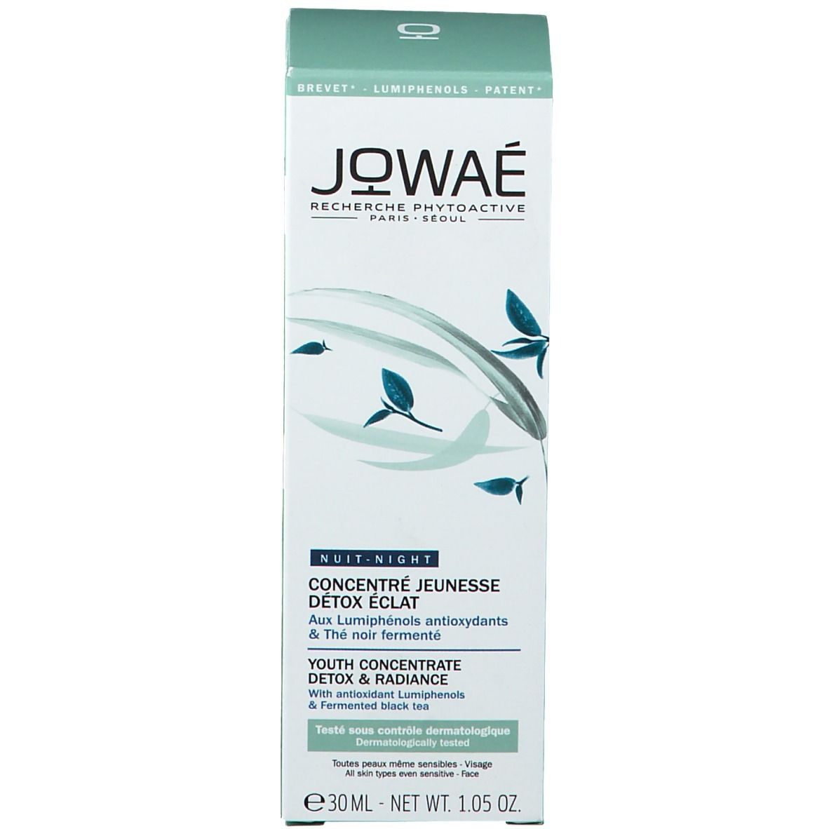 Jowaé Concentré Jeunesse Détox Éclat