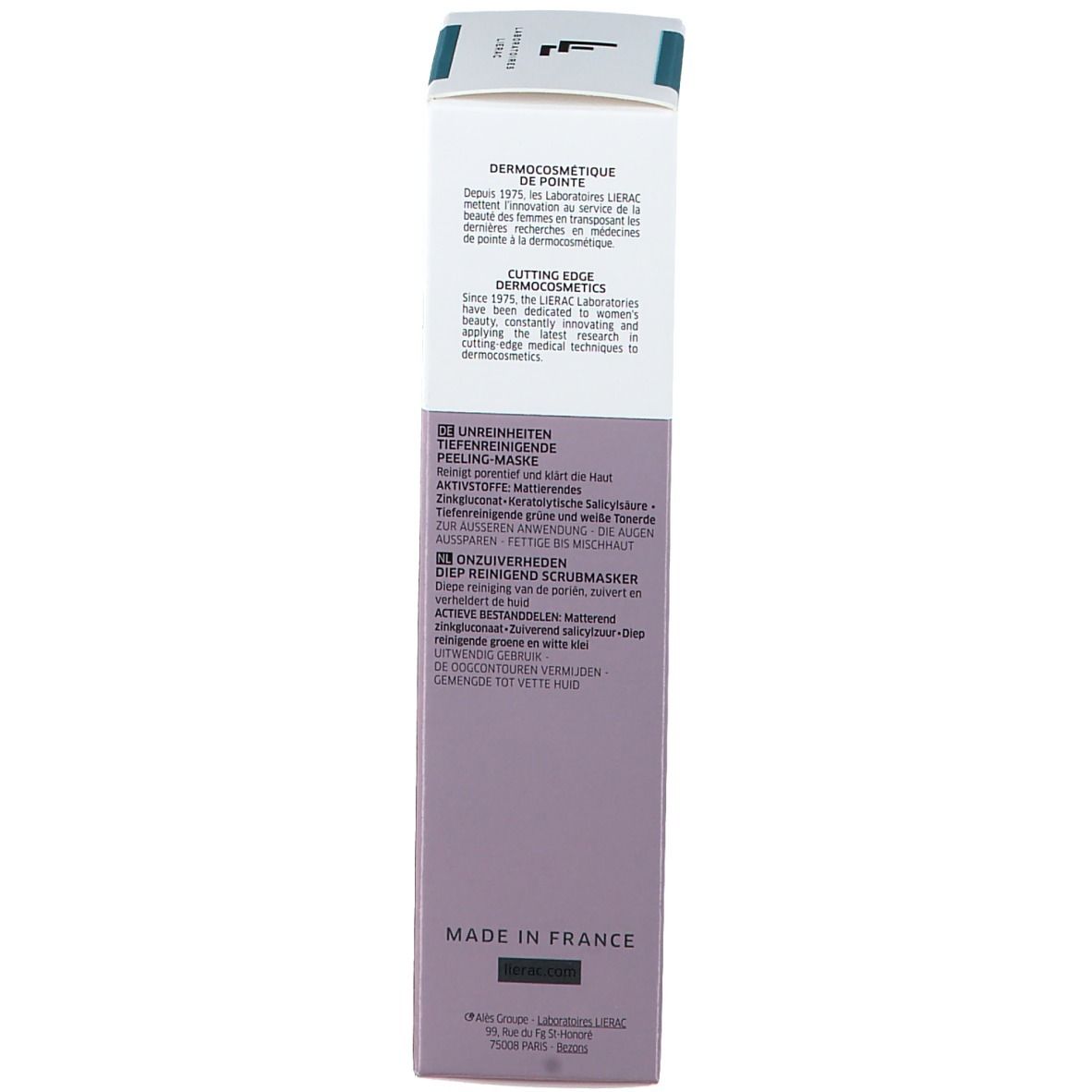 Lierac Sébologie Masque Scrub Désincrustant
