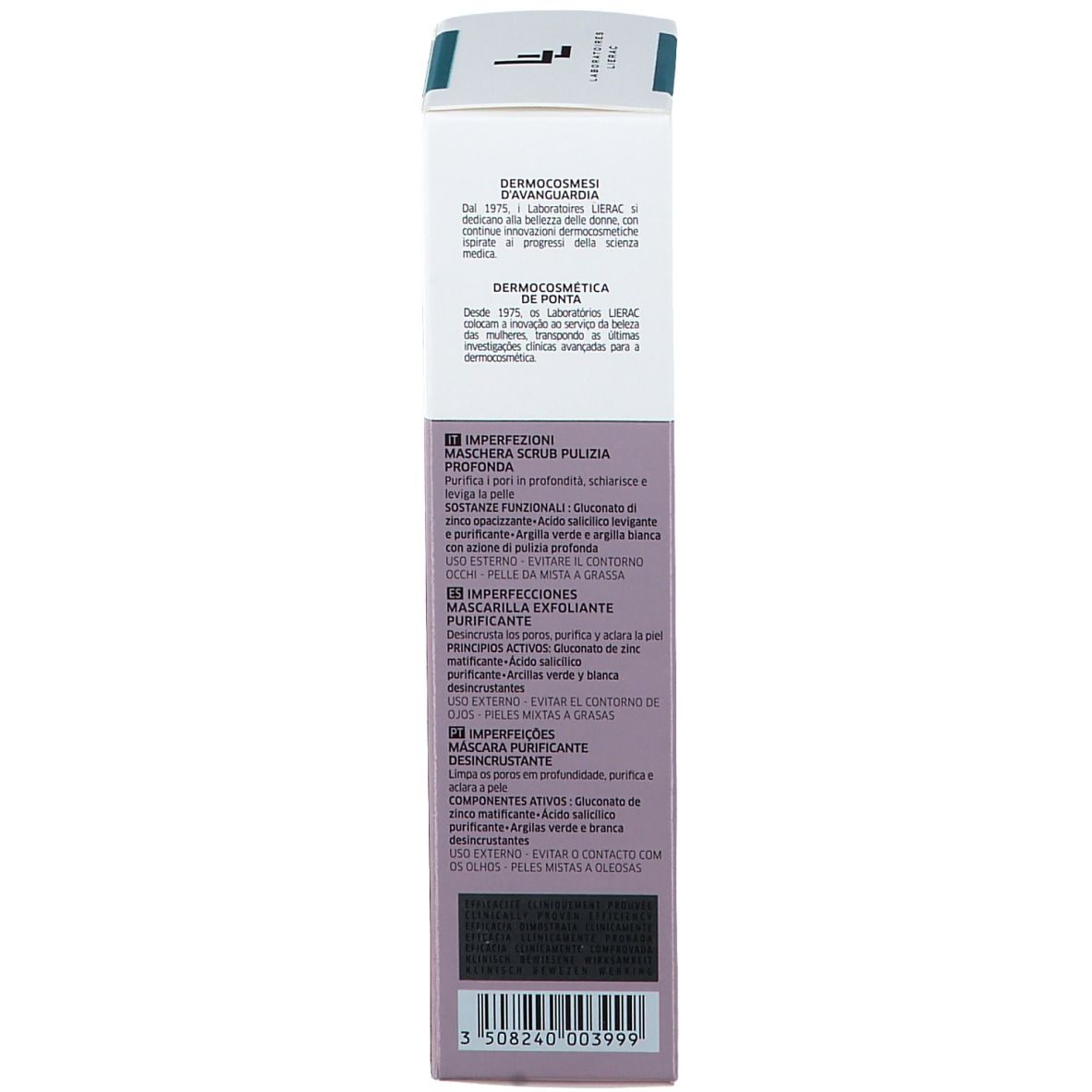 Lierac Sébologie Masque Scrub Désincrustant