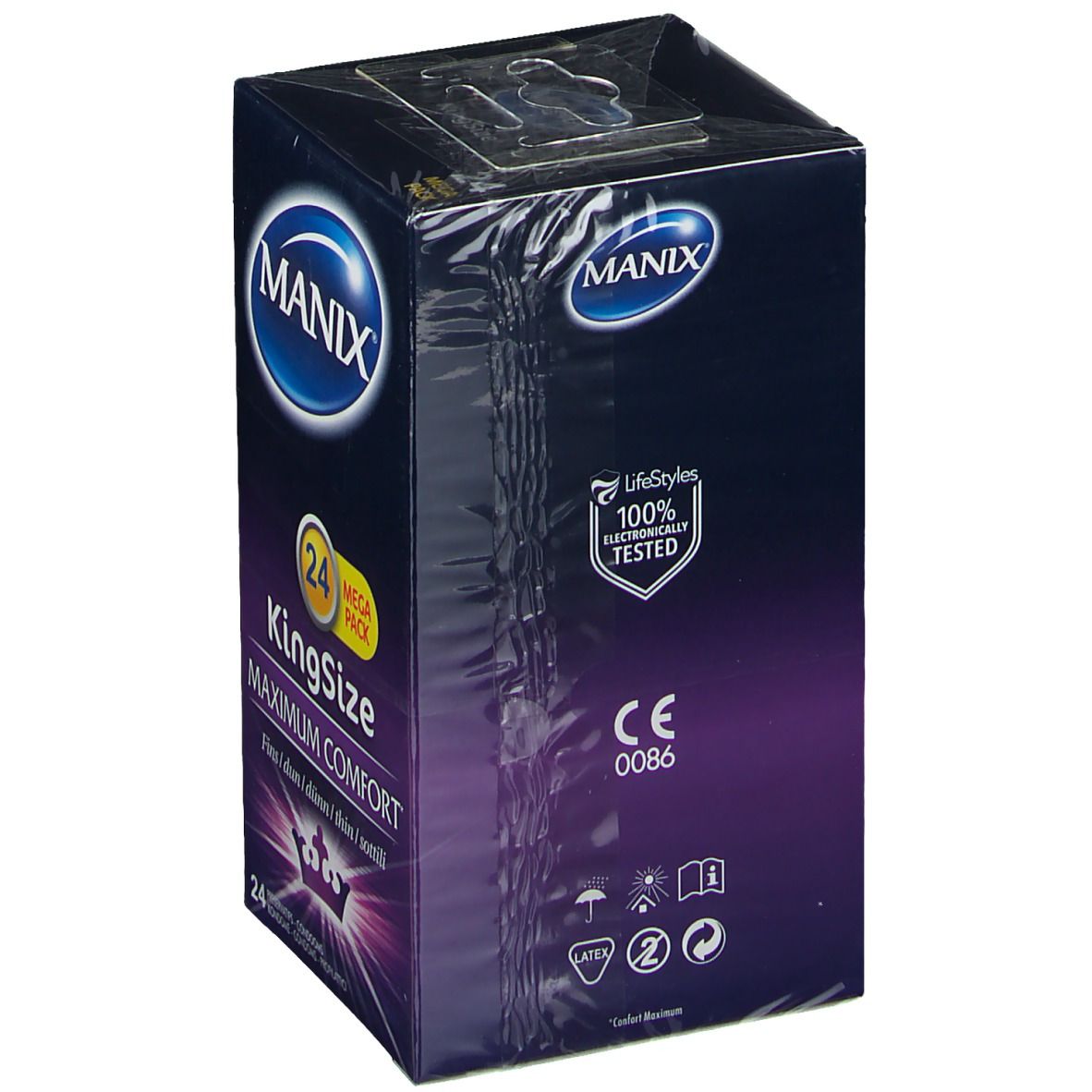 Manix Préservatifs King Size Grande Taille 24 pc(s) Farmaline
