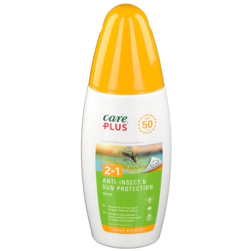 Care Plus 2-In-1 Anti-Insect & Sun Protection Spray SPF50