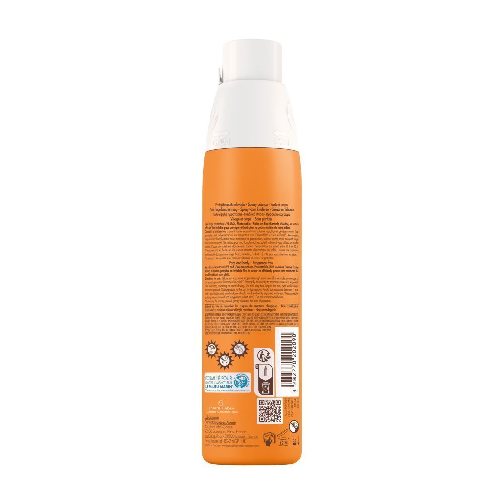 Avène Zonnespray Kind SPF50+