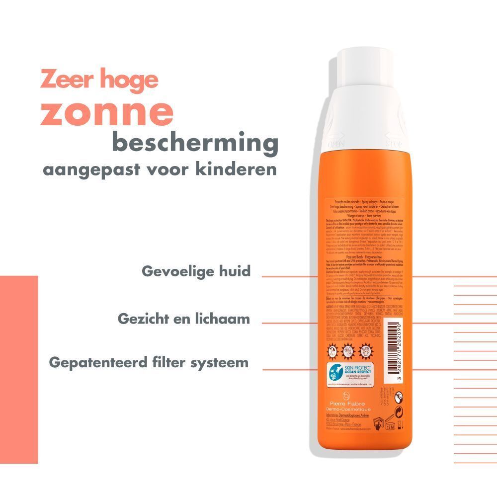 Avène Zonnespray Kind SPF50+