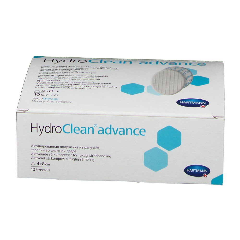 Hartmann Hydroclean Advance Ovaal 4x8cm 6097642 10 St - farmaline.be