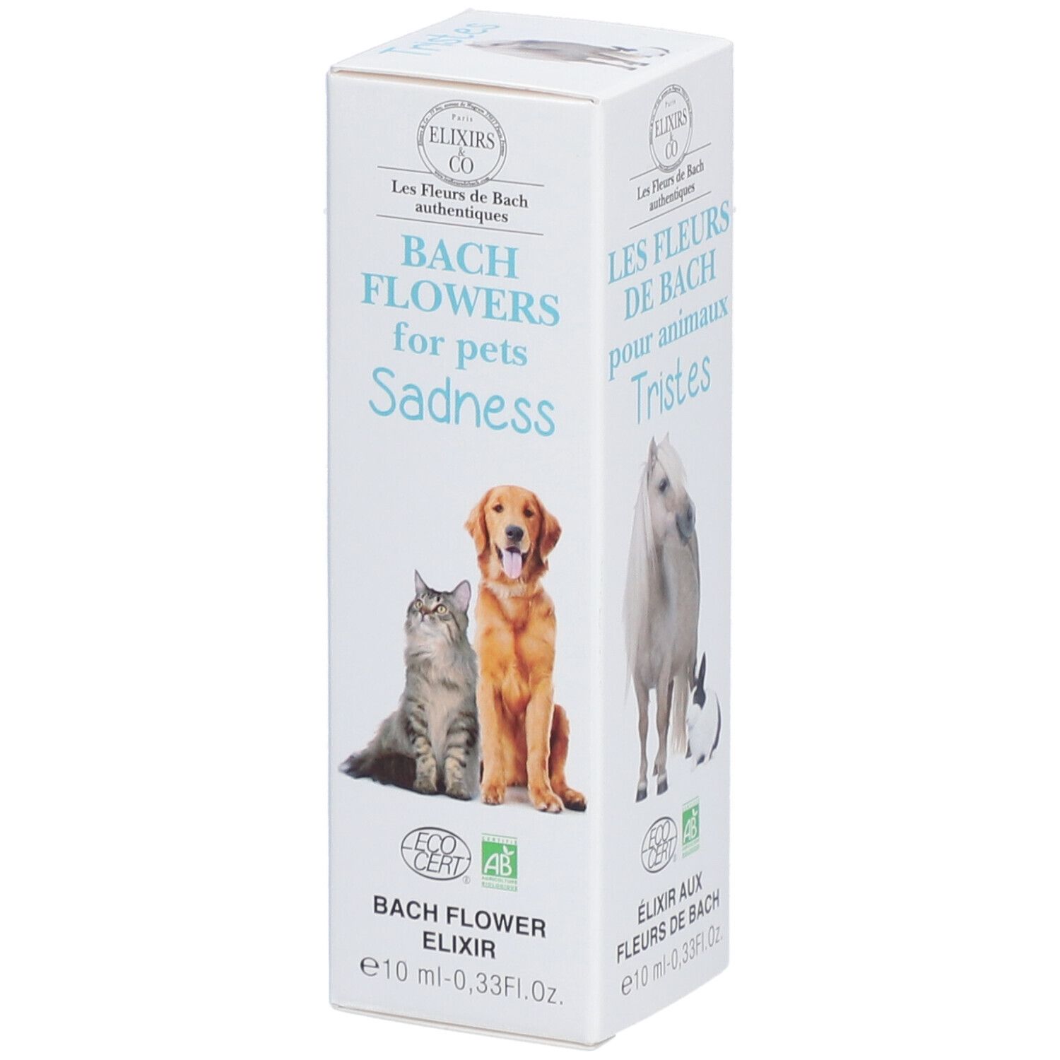 Elixirs & Co Les Fleurs de Bach pour Animaux Tristes