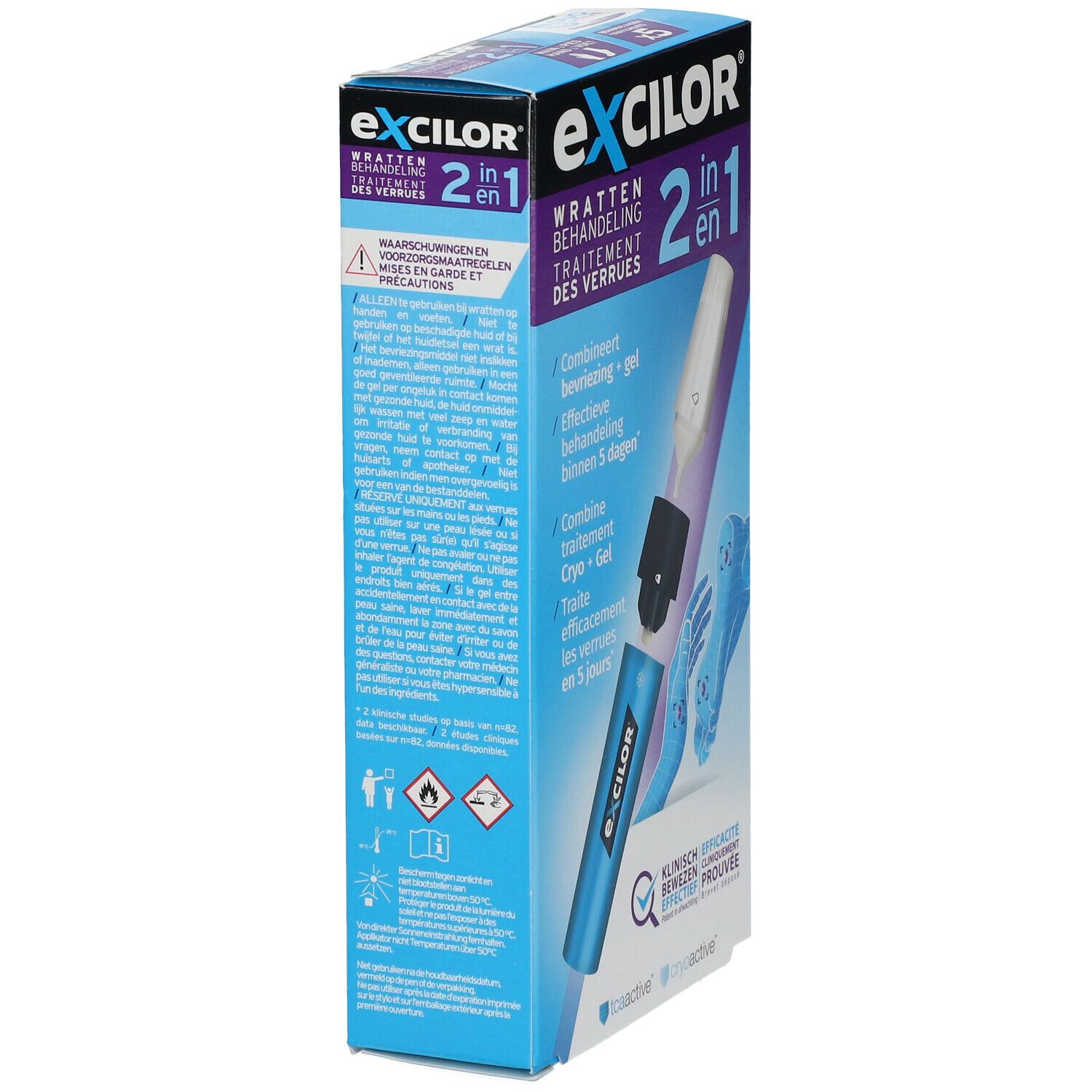 Excilor® Wratten Behandeling 2-in-1