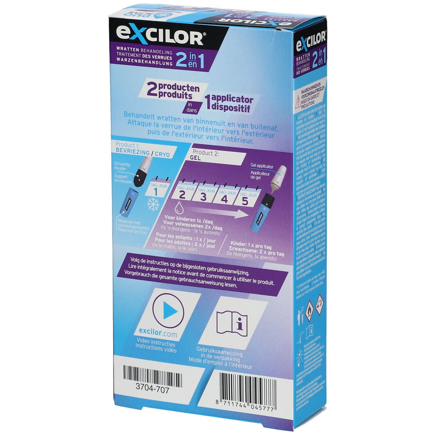 Excilor® Wratten Behandeling 2-in-1