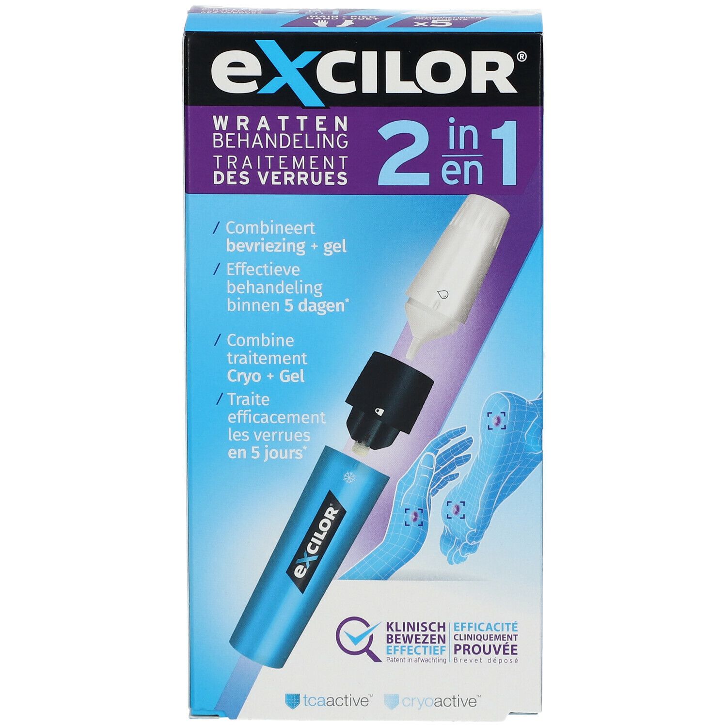 Excilor® Wratten Behandeling 2-in-1