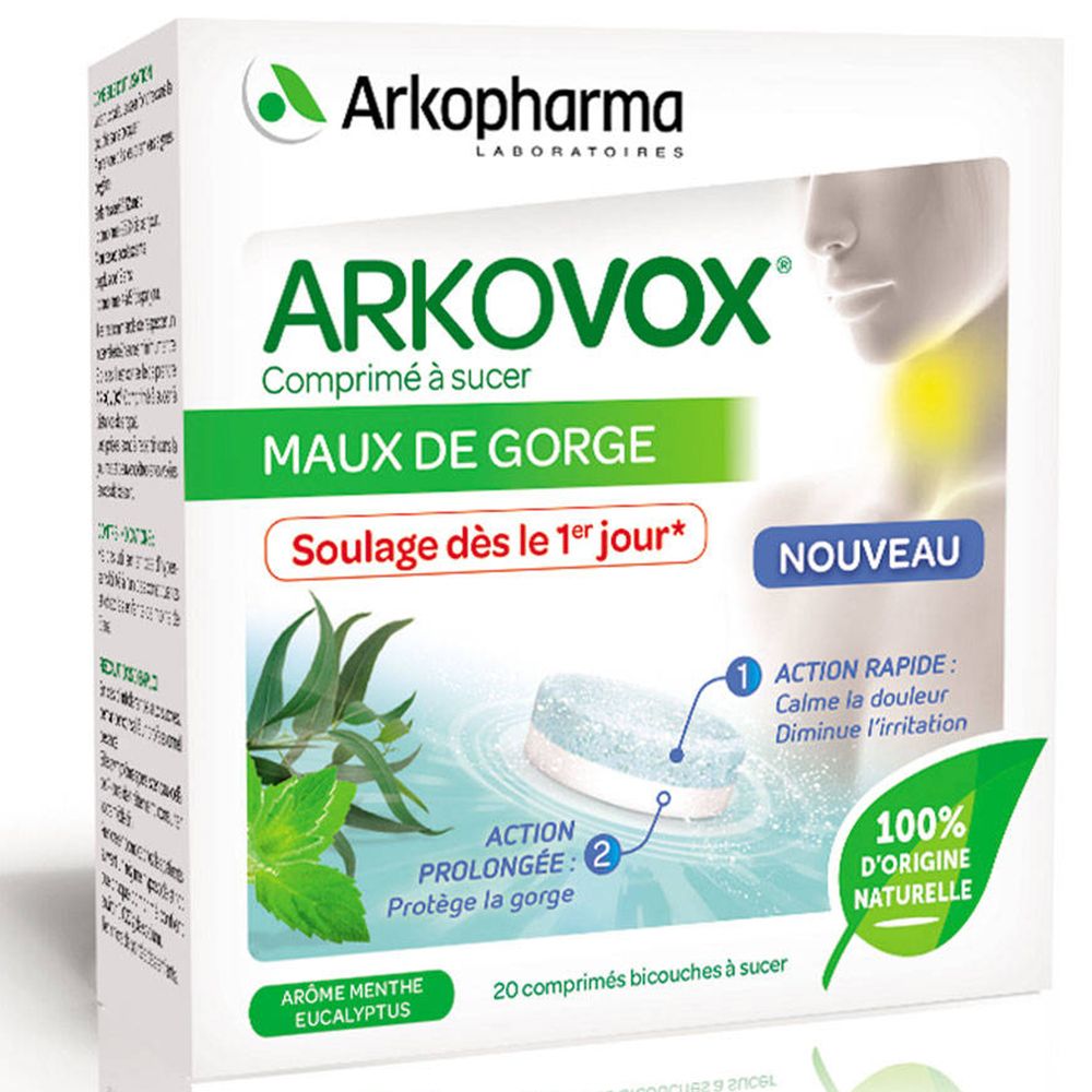 Arkovox Keelpijn Munt-Eucalyptus