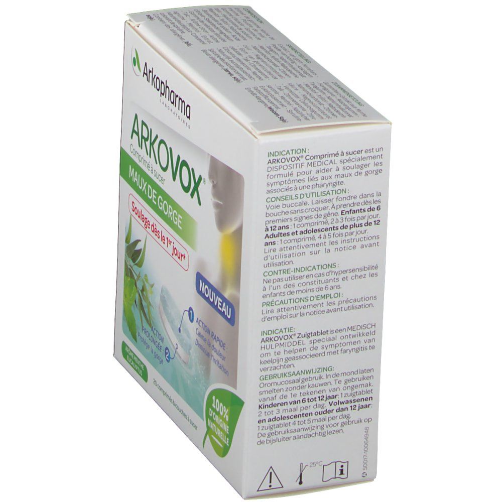 Arkovox Keelpijn Munt-Eucalyptus