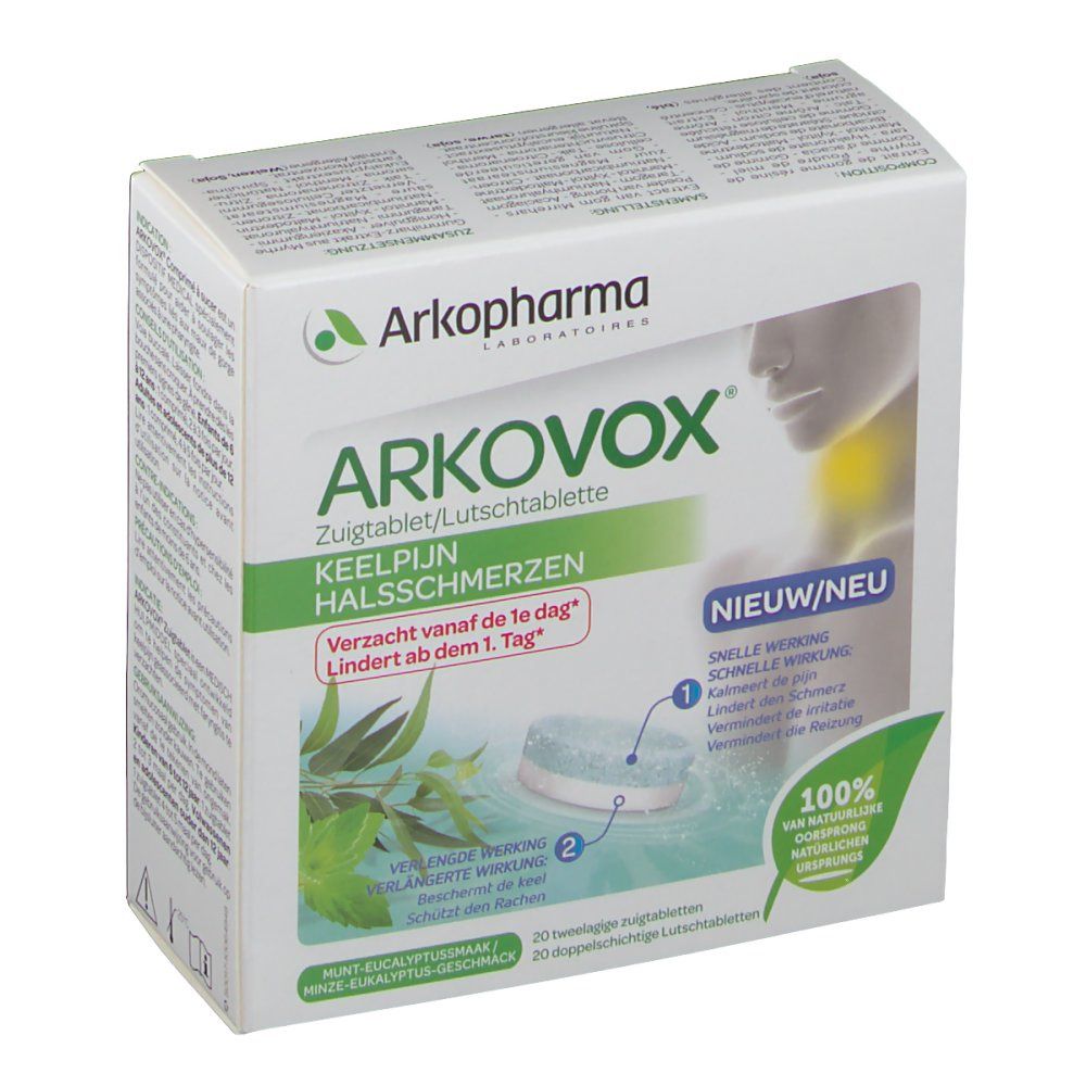 Arkovox Keelpijn Munt-Eucalyptus