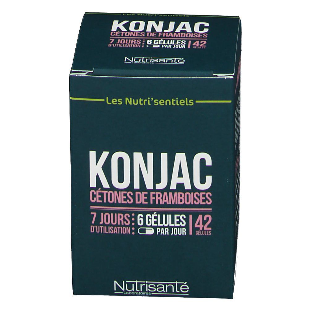 Nutrisanté Les Nutri'sentiels Konjac Cétones de Framboises