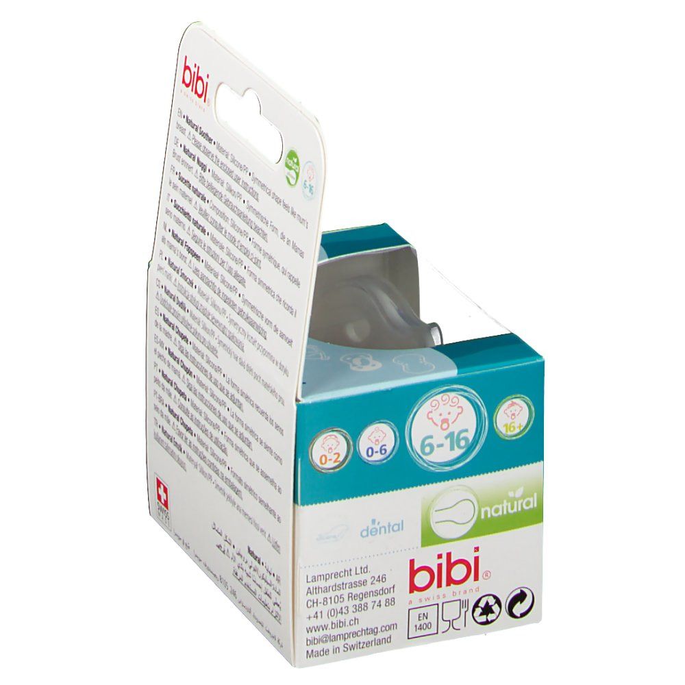 Bibi Sucette Happiness Natural Stardust 6-16 Mois