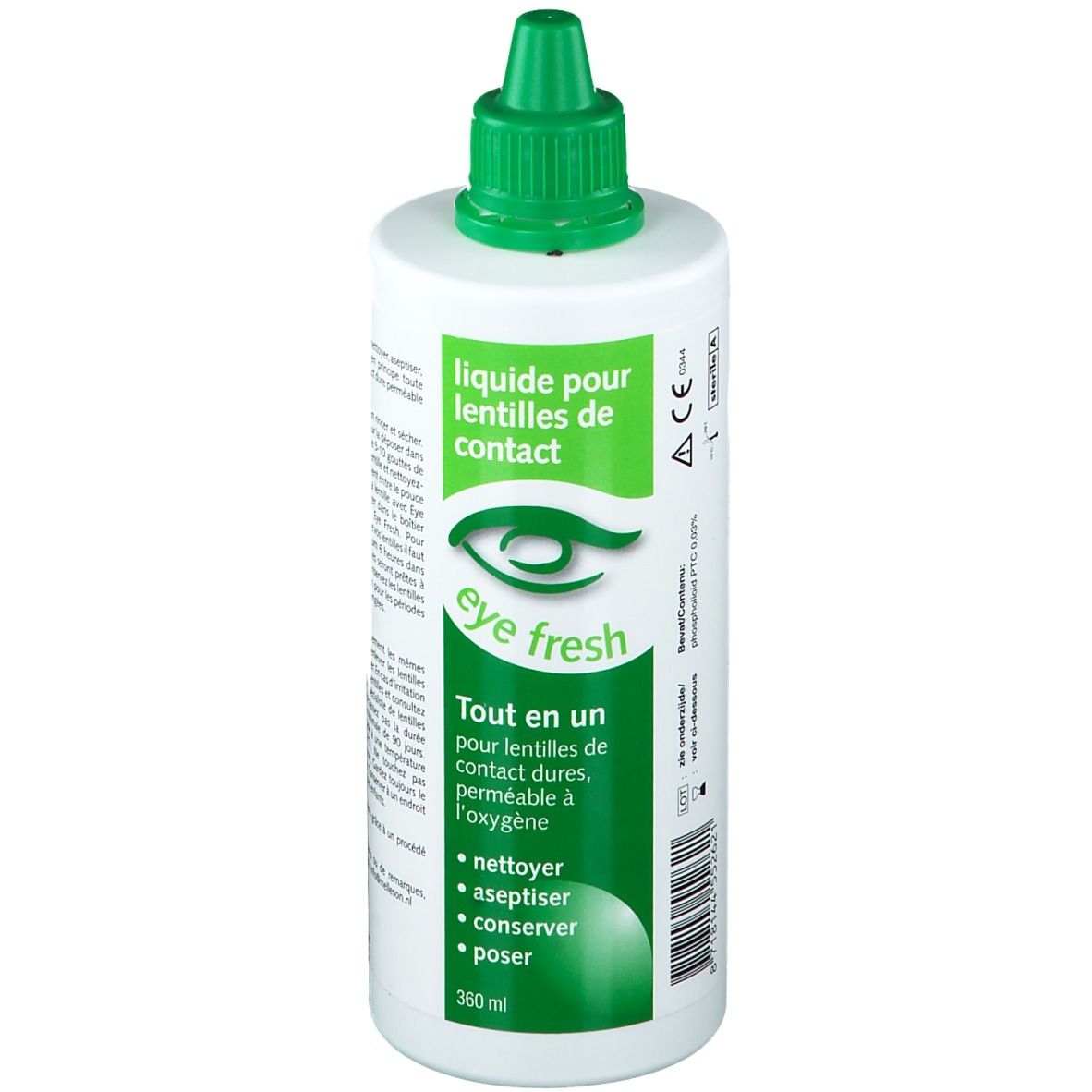 Eye Fresh All-In-1 Vloeistof voor Zuurstofdoorlatende Harde Contactlenzen