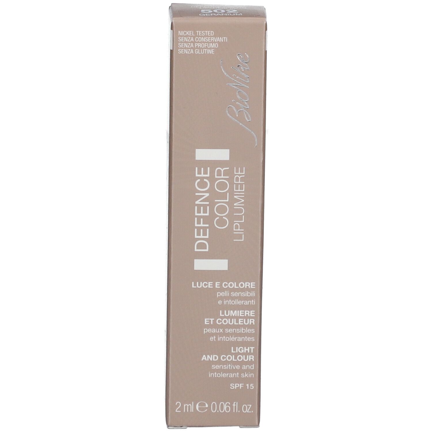 BioNike Defence Color Liplumiere 502 Geranium