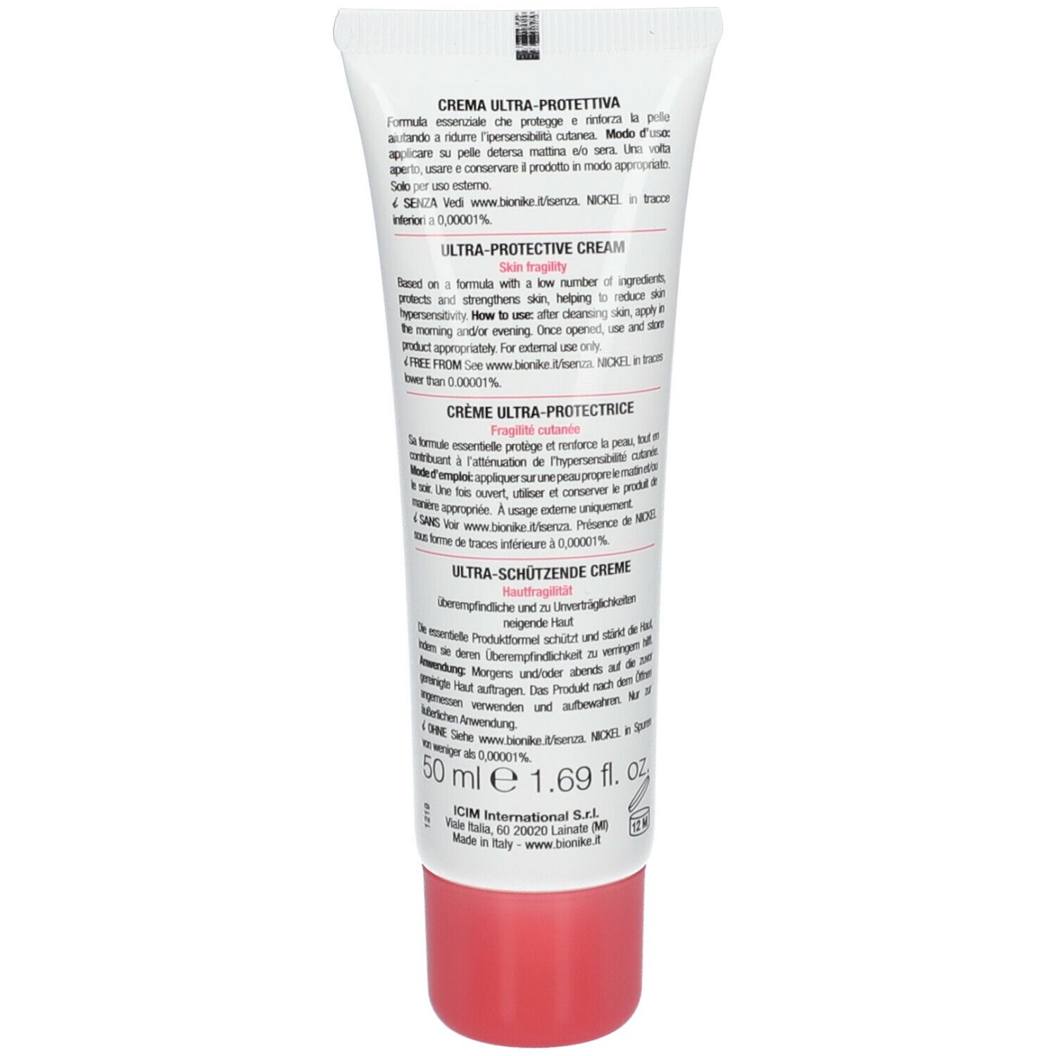BioNike Defence Tolerance 200 Crème Ultra Protectrice