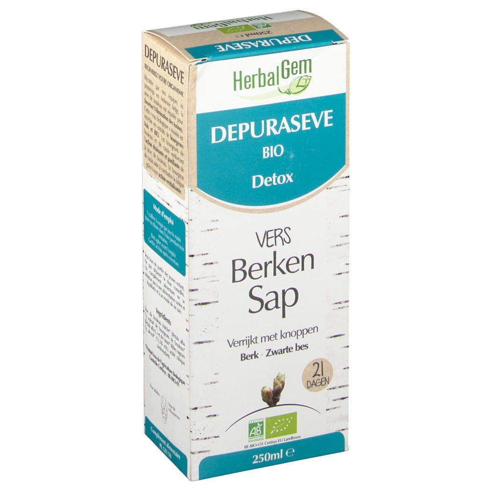 Herbalgem Depuraseve Sève De Bouleau Nouvelle Formule