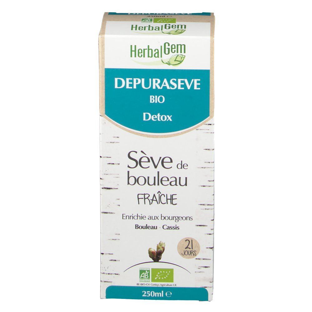 Herbalgem Depuraseve Sève De Bouleau Nouvelle Formule