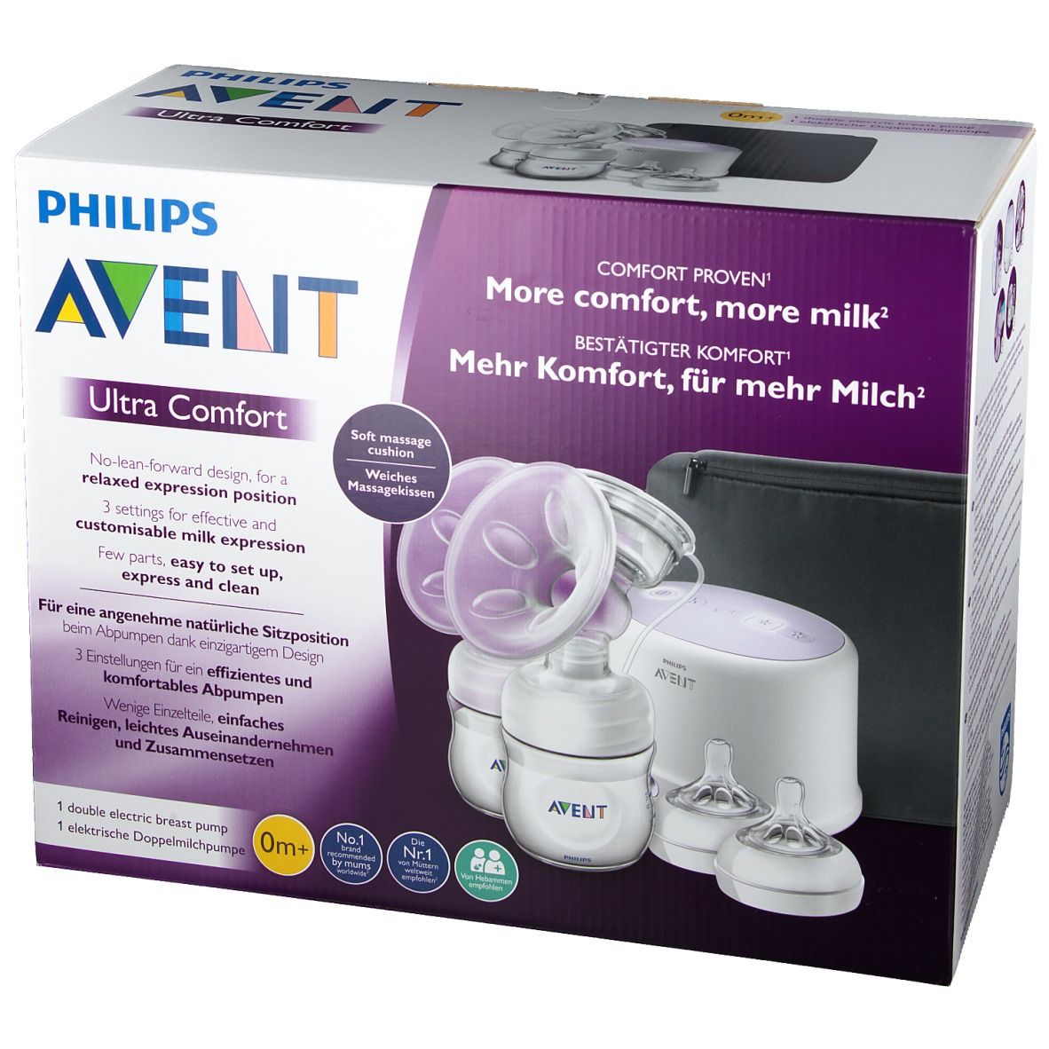Avent Elektrische Borstkolf Dubbel SCF334/31