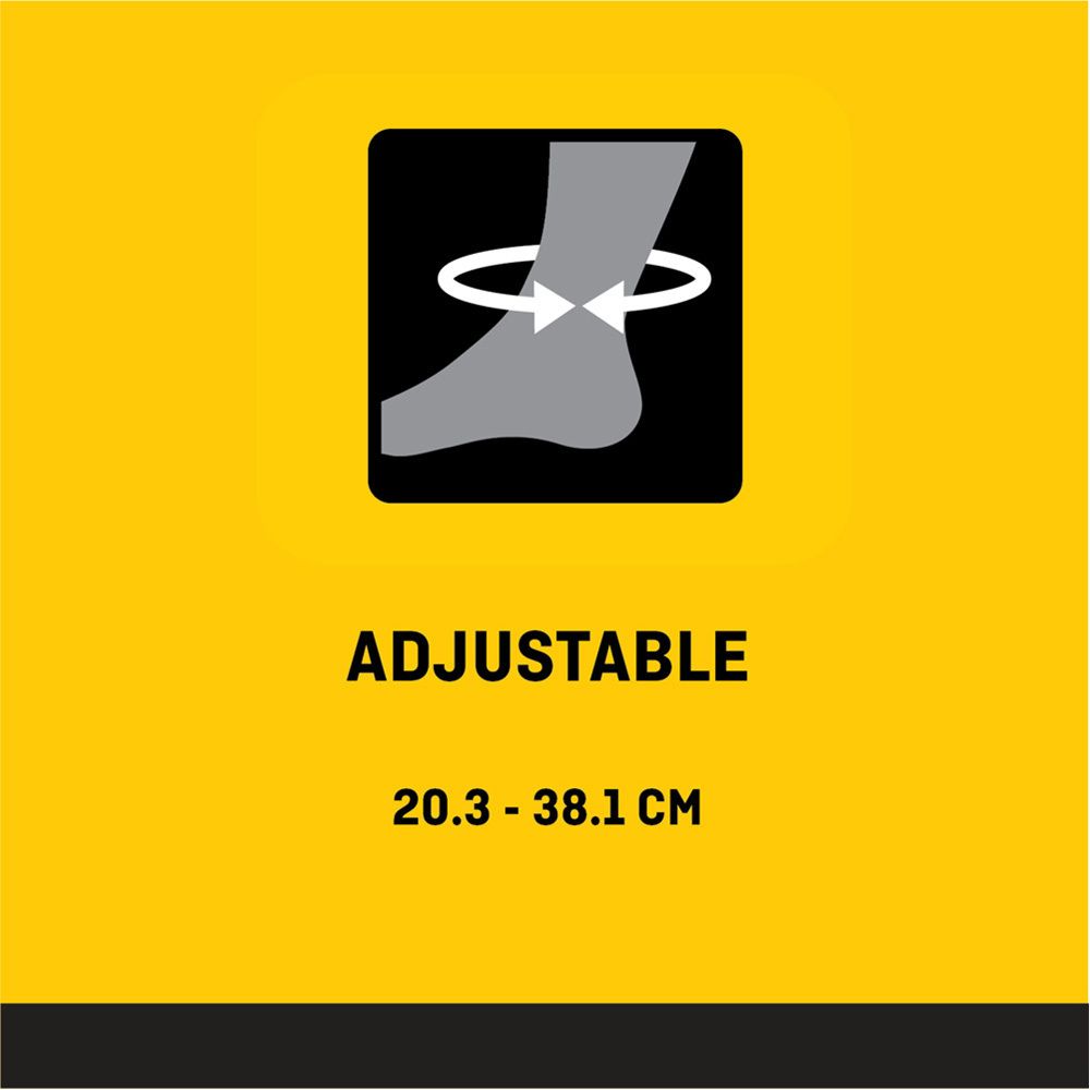 FUTURO™ plantaire fasciitis bandage voor de nacht. Achterkant met productkenmerken en instructies.