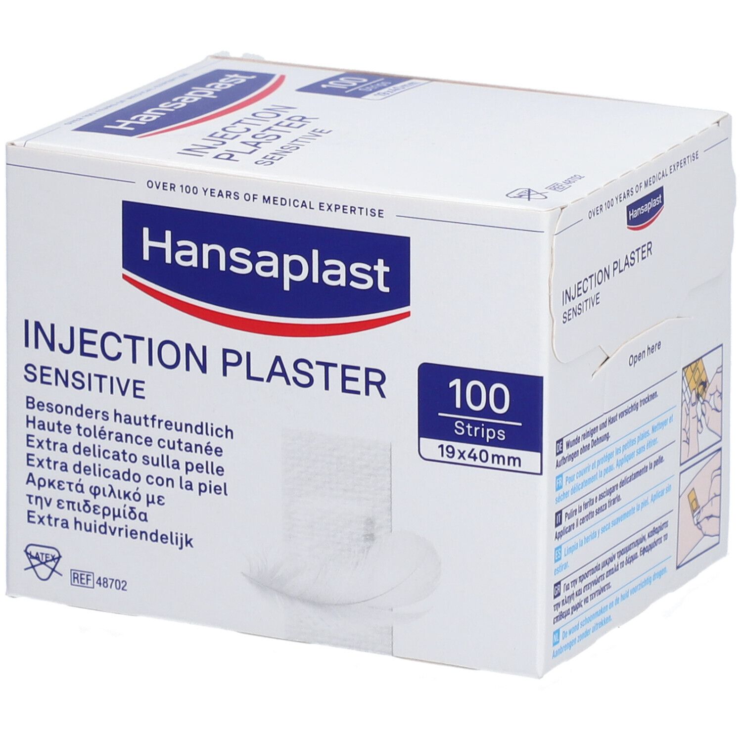 Hansaplast Injection Plaster Sensitive Extra Skin-Friendly