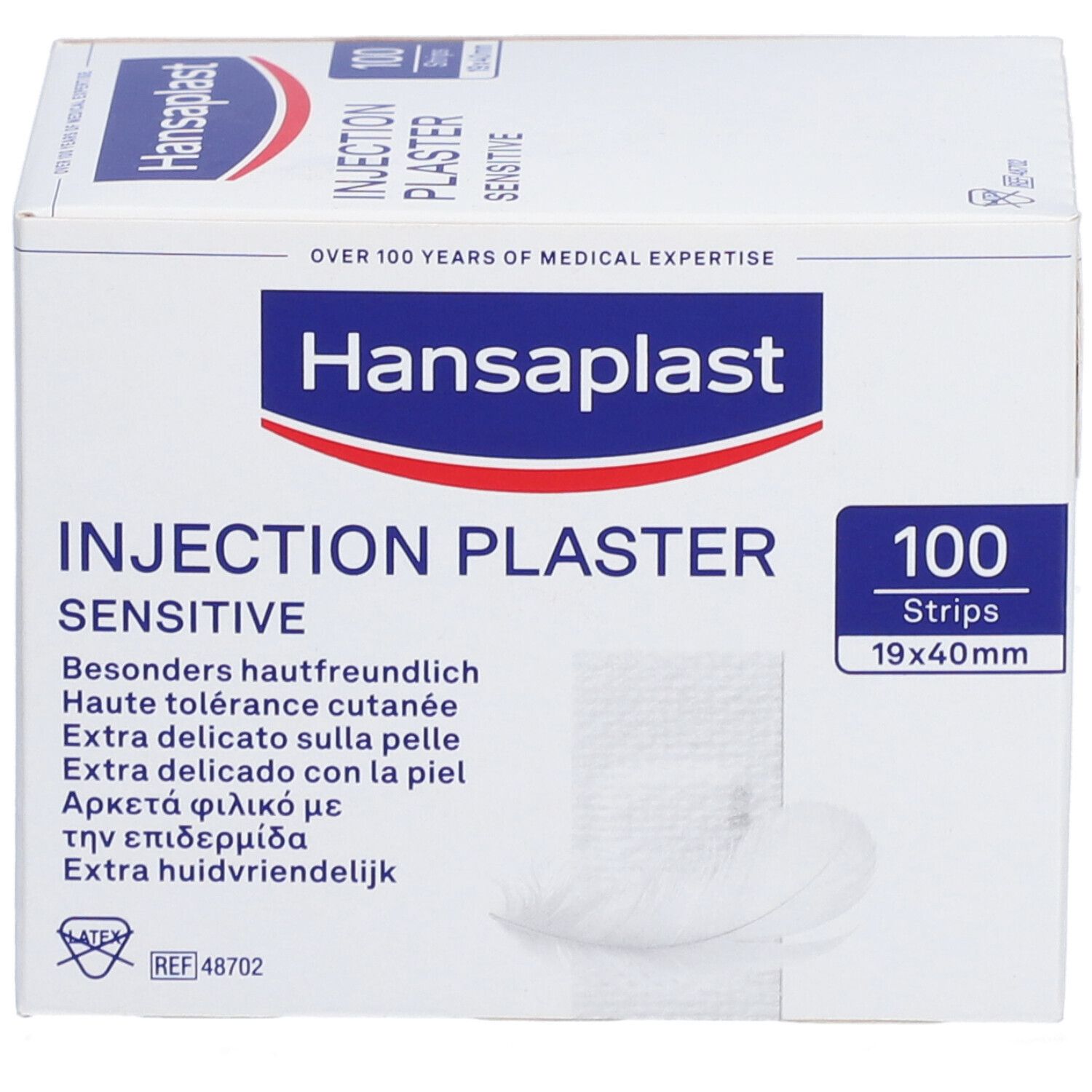 Hansaplast Injection Plaster Sensitive Extra Skin-Friendly