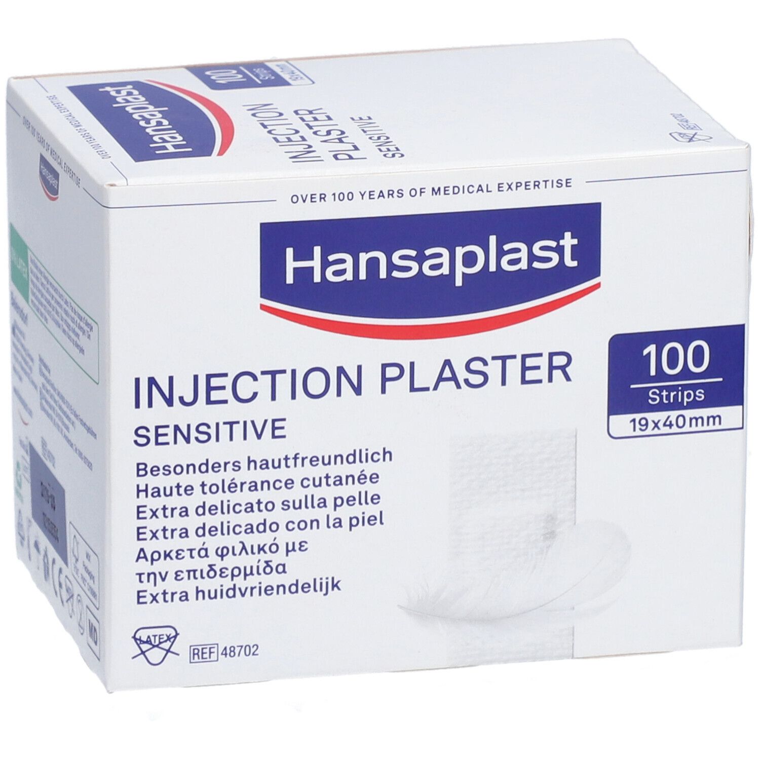 Hansaplast Injection Plaster Sensitive Extra Skin-Friendly