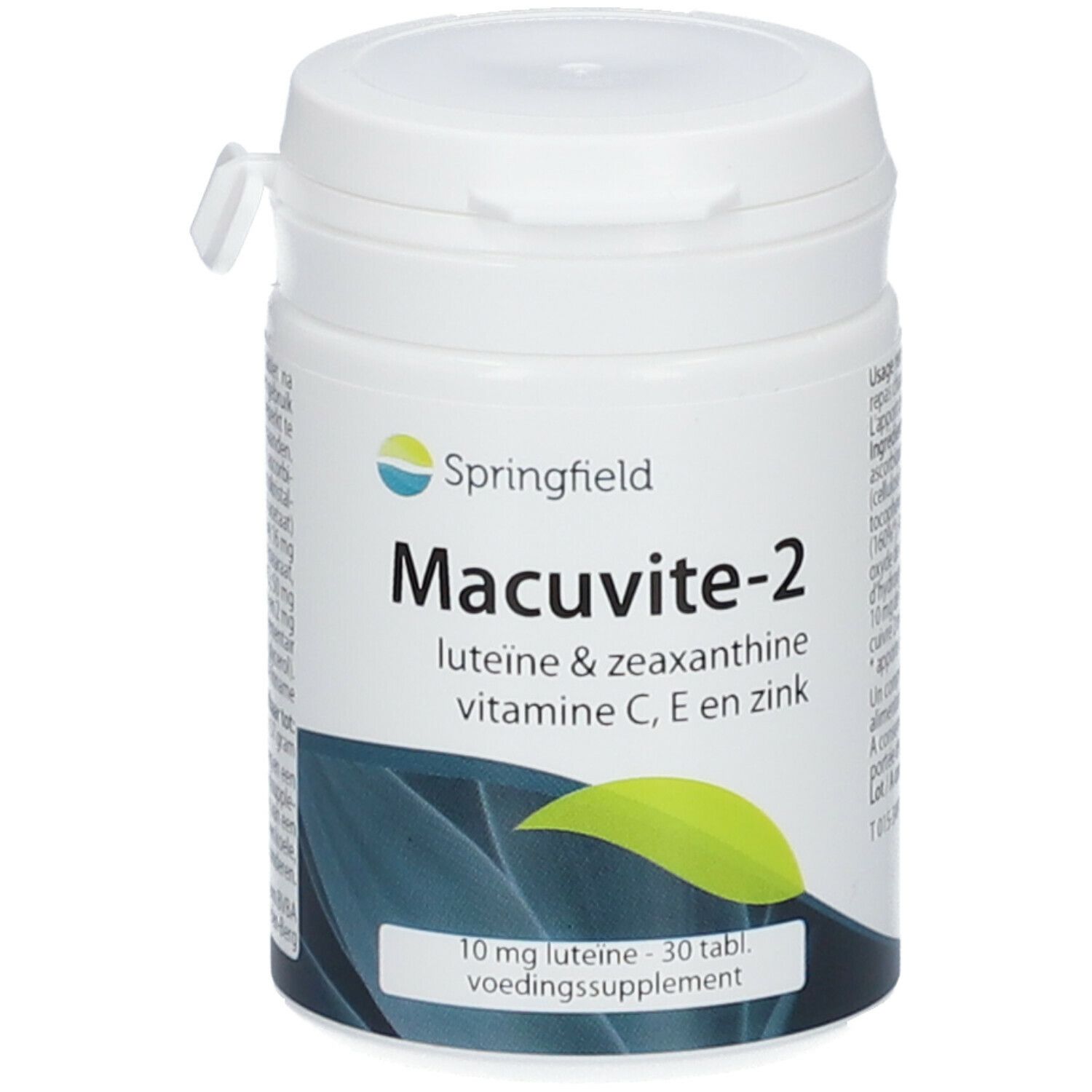 Springfield Macuvite 2 Luteïne/Zeaxanthine, Vitamine C, E & Zink