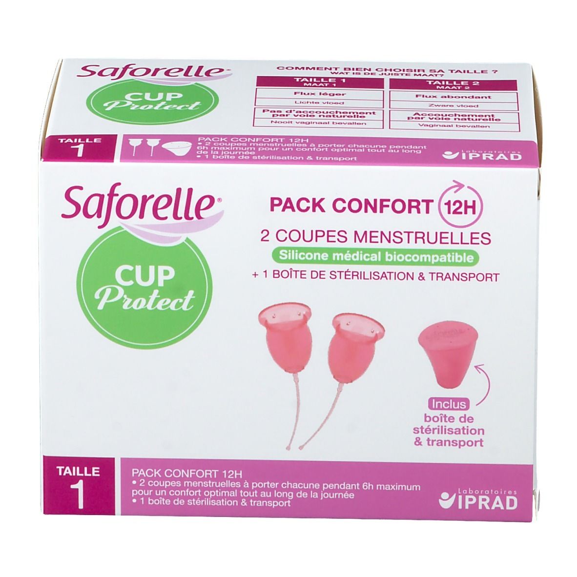 Saforelle® Cup Protect Coupe Menstruelle Taille 1