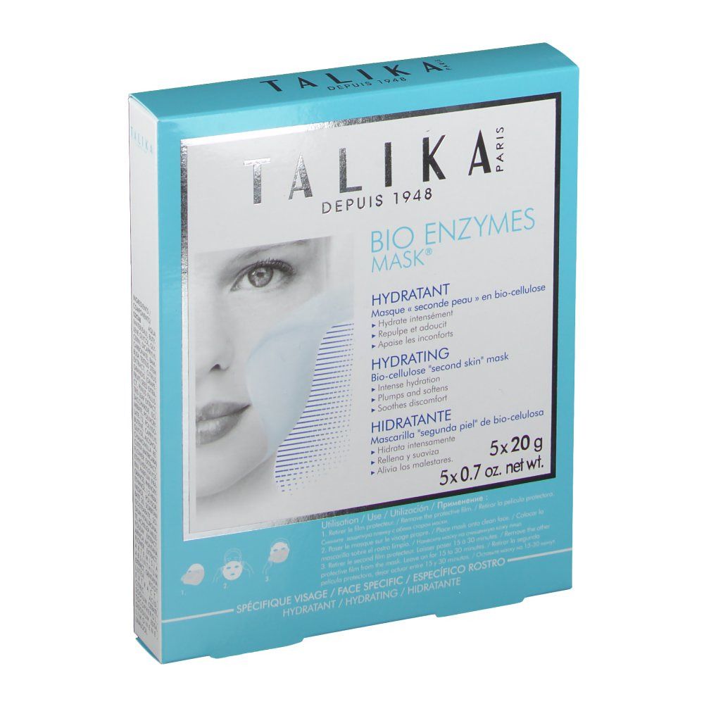 Talika Bio Enzymes Masque Hydratant 5-PACK